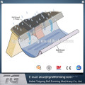 Máquina de formação de rolo de calha semi-redonda de boa qualidade confiável para tubos de água fabricados na China com baixo preço